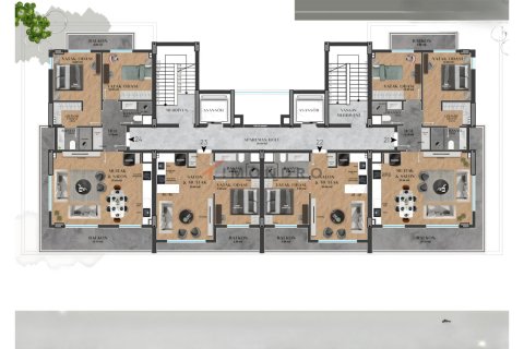 1+1 Lägenhet  i Aksu, Antalya, Turkiet Nr. 219992 - 27