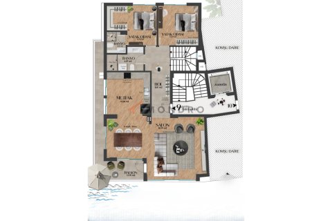 3+1 Lägenhet  i Aksu, Antalya, Turkiet Nr. 219990 - 24