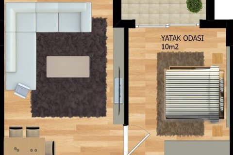 Lejlighed  i Mugla, Tyrkiet Nr. 224152