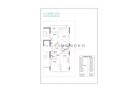 Продажа квартиры  в Эсеньюрте, Стамбуле, Турция 2+1, 92м2, №224150 – фото 22