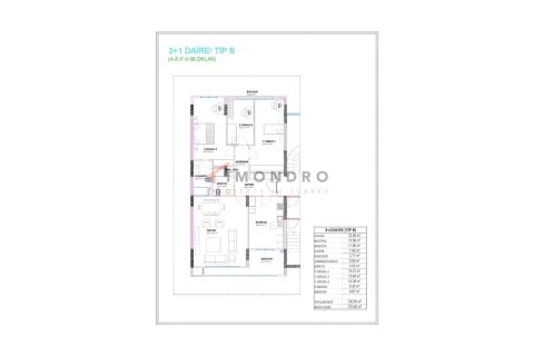 Продажа квартиры  в Эсеньюрте, Стамбуле, Турция 2+1, 92м2, №224150 – фото 24