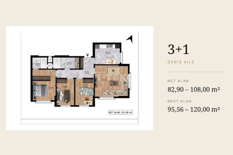 Продажа квартиры  в Чифтликкёе, Ялове, Турция 4+1, 181м2, №237670 – фото 14