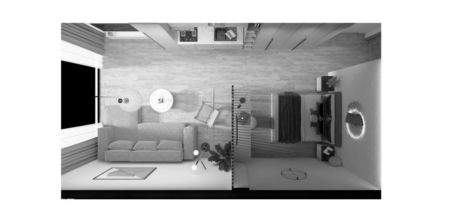 Квартира в La Casalia 1-х ком., Татлису, Фамагуста, Северный Кипр №213723