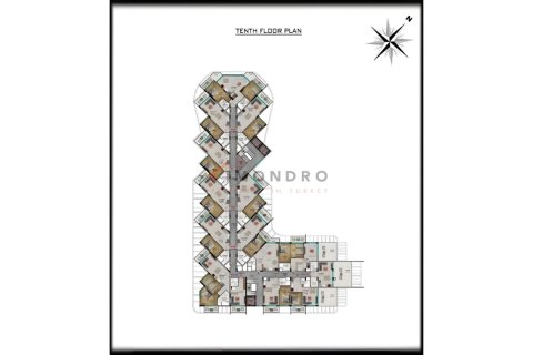 Daire  2+1  Gaziveren, Güzelyurt,  №222408 - 25