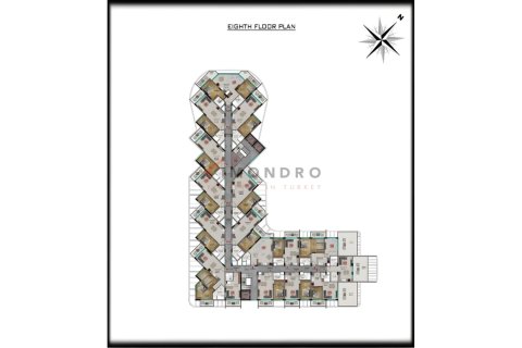 Daire  2+1  Gaziveren, Güzelyurt,  №222408 - 23