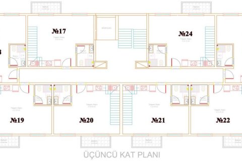 Leilighet  i Alanya, Antalya, Tyrkia Nr. 227933 - 17