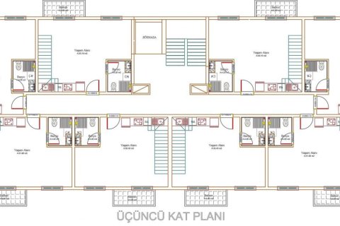 Leilighet  i Alanya, Antalya, Tyrkia Nr. 227933 - 18