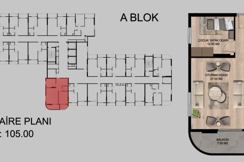 Wohnung  in Tarsus, Mersin, Türkei Nr. 227927 - 23