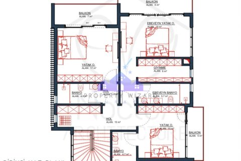 4+1 Villa i Fethiye, Mugla, Tyrkiet Nr. 232431 - 28