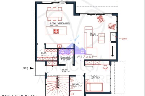 4+1 Villa i Fethiye, Mugla, Tyrkiet Nr. 232431 - 27
