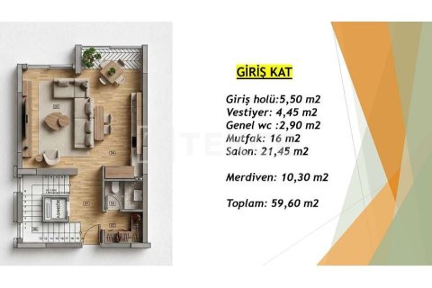 3+1 Villa  in Aksu, Antalya, Türkei Nr. 227715 - 23