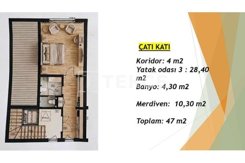3+1 Villa  in Aksu, Antalya, Türkei Nr. 227715 - 25