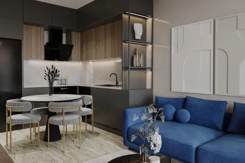 آپارتمان در  Mugla ، ترکیه 1 خوابه ، 45 متر مربع.  شماره 224074 - 10