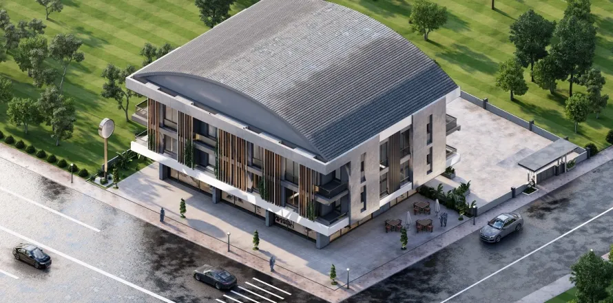 آپارتمان در  Mugla ، ترکیه 1 خوابه ، 45 متر مربع.  شماره 224074