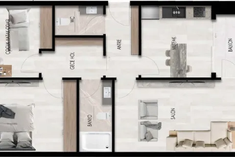 Daire 2+1 Kepez, Çanakkale, Türkiye №220299 - 26