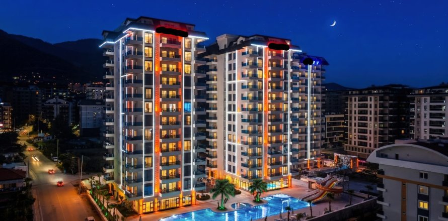 2+0 Lejlighed  i Mahmutlar, Antalya, Tyrkiet Nr. 227247
