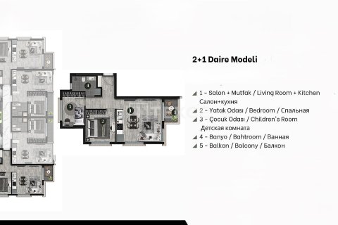 Apartment for sale in Antalya, Turkey, 2 bedrooms, 87m2, No. 224868 – photo 10