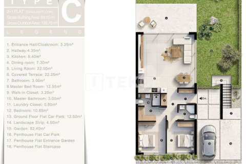 Apartment for sale in Famagusta, Northern Cyprus, 2 bedrooms, 130m2, No. 224867 – photo 12