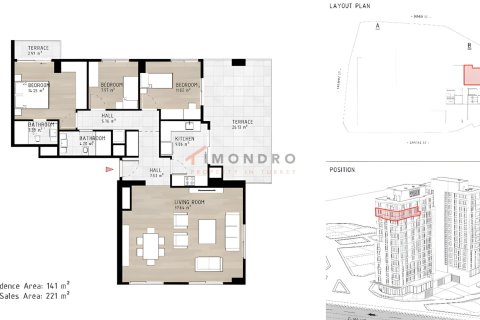 2+1 Leilighet i Kâğıthane, Istanbul, Tyrkia Nr. 212364 - 11