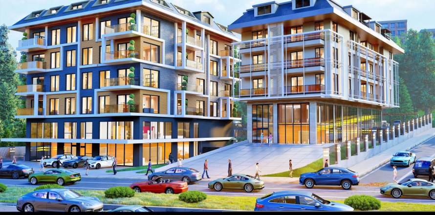 3+1 Lejlighed  i Alanya, Antalya, Tyrkiet Nr. 219149