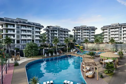 2+1 Lejlighed  i Alanya, Antalya, Tyrkiet Nr. 219653 - 5