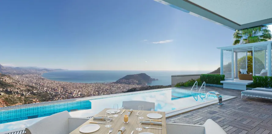 5+1 Villa  i Alanya, Antalya, Tyrkia Nr. 219650