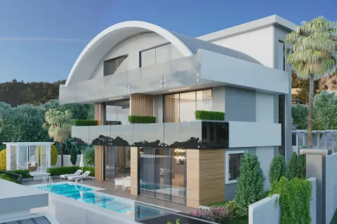 5+1 Villa  i Alanya, Antalya, Tyrkia Nr. 219650 - 2