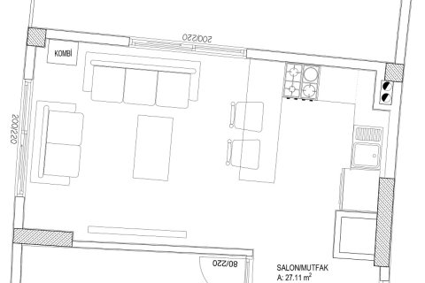 Lägenhet  i Mugla, Turkiet Nr. 224217 - 4
