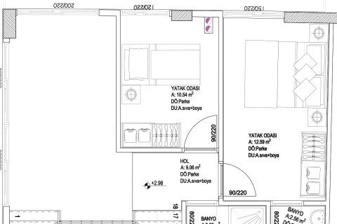 Wohnung  in Mugla, Türkei Nr. 224222 - 5