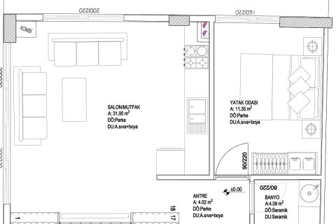 Wohnung  in Mugla, Türkei Nr. 224222 - 4