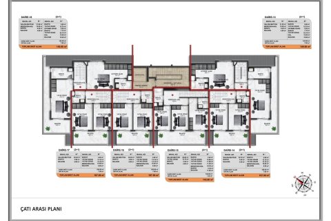 Продажа квартиры  в Джикджилли, Анталье, Турция 2+1, 72м2, №80302 – фото 30