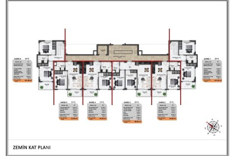 Продажа квартиры  в Джикджилли, Анталье, Турция 2+1, 72м2, №80302 – фото 27