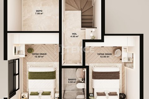 3+1 Wohnung  in Fethiye, Mugla, Türkei Nr. 226503 - 27