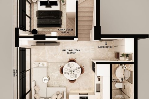 3+1 Wohnung  in Fethiye, Mugla, Türkei Nr. 226503 - 26