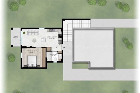 Daire 1+1 Bodrum, Muğla, Türkiye №233977 - 11