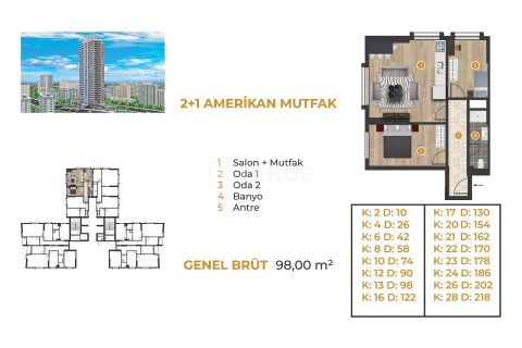 Daire 1+1 Esenyurt, İstanbul, Türkiye №228559 - 16