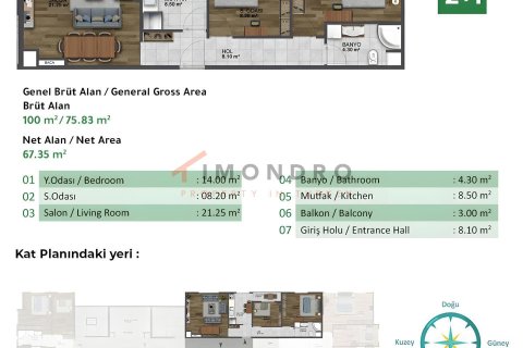 Продажа квартиры в Кючюкчекмедже, Стамбуле, Турция 1+1, 43м2, №229036 – фото 9