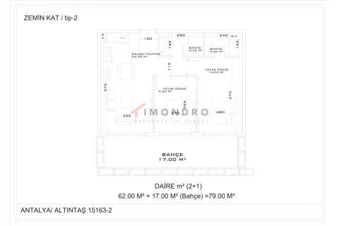 1+1 Wohnung in Aksu, Antalya, Türkei Nr. 216991 - 18