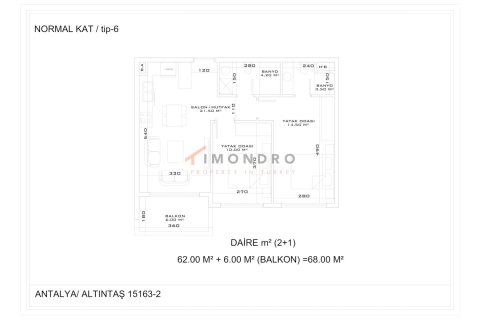 1+1 Wohnung in Aksu, Antalya, Türkei Nr. 216991 - 24