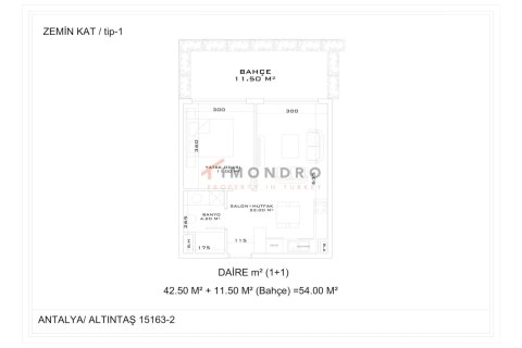 1+1 Wohnung in Aksu, Antalya, Türkei Nr. 216991 - 23