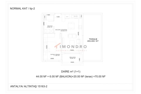 2+1 Leilighet i Aksu, Antalya, Tyrkia Nr. 216990 - 25