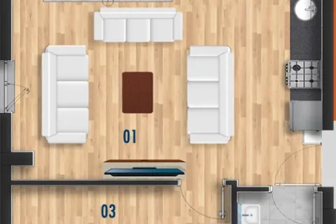 آپارتمان در Mugla ، ترکیه 1 خوابه ، 65 متر مربع. شماره 220074 - 18