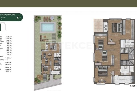 6+1 Villa i Beykoz, Istanbul, Tyrkiet Nr. 220069 - 13