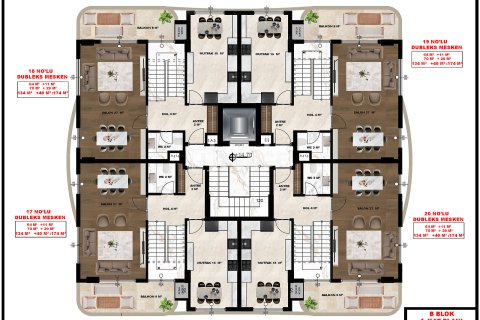 Продажа квартиры в Аланье, Анталье, Турция 2+1, 70м2, №227640 – фото 24