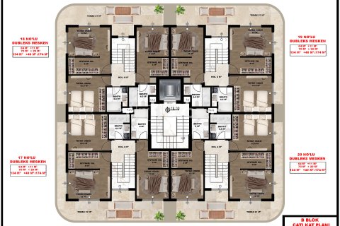 Продажа квартиры в Аланье, Анталье, Турция 2+1, 70м2, №227640 – фото 25