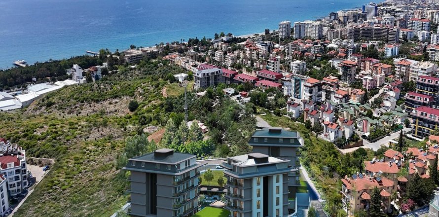 1+1 Lejlighed  i Kestel, Antalya, Tyrkiet Nr. 229401