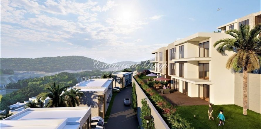 2+1 Lejlighed  i Bodrum, Mugla, Tyrkiet Nr. 224616