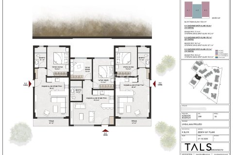 2+1 Wohnung  in Bodrum, Mugla, Türkei Nr. 224729 - 30