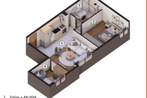 3+1 Wohnung in Antalya, Türkei Nr. 237981 - 10