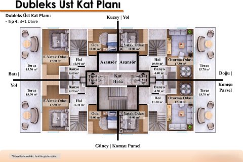 2+1 Wohnung in Antalya, Türkei Nr. 237979 - 14